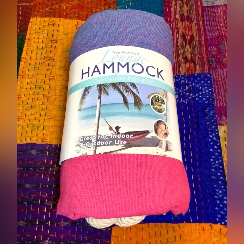 Blue Star Tree Anchored Lounge Hammock